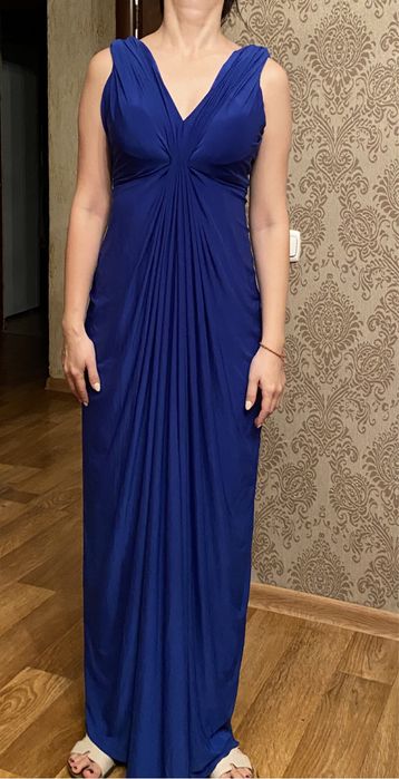 Платье женское синее