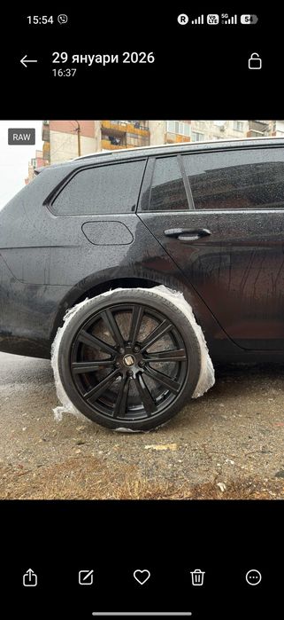 Джанти с гуми 225/45/18  5/112 Нови