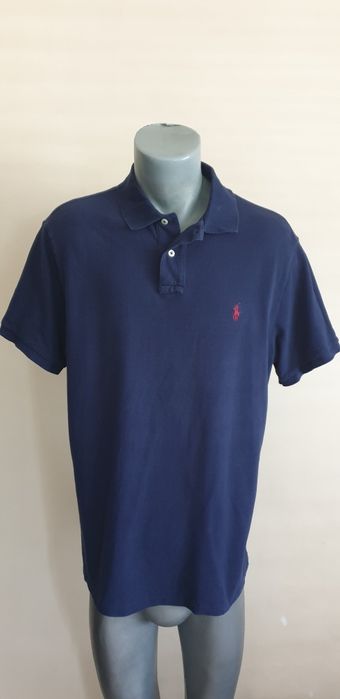 POLO Ralph Lauren Pique Cotton Slim Fit  XL ОРИГИНАЛ 2бр. Мъжки Тениск