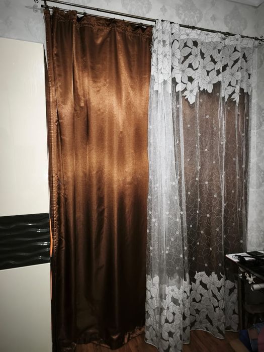 Продам комплект штор тюль и партера