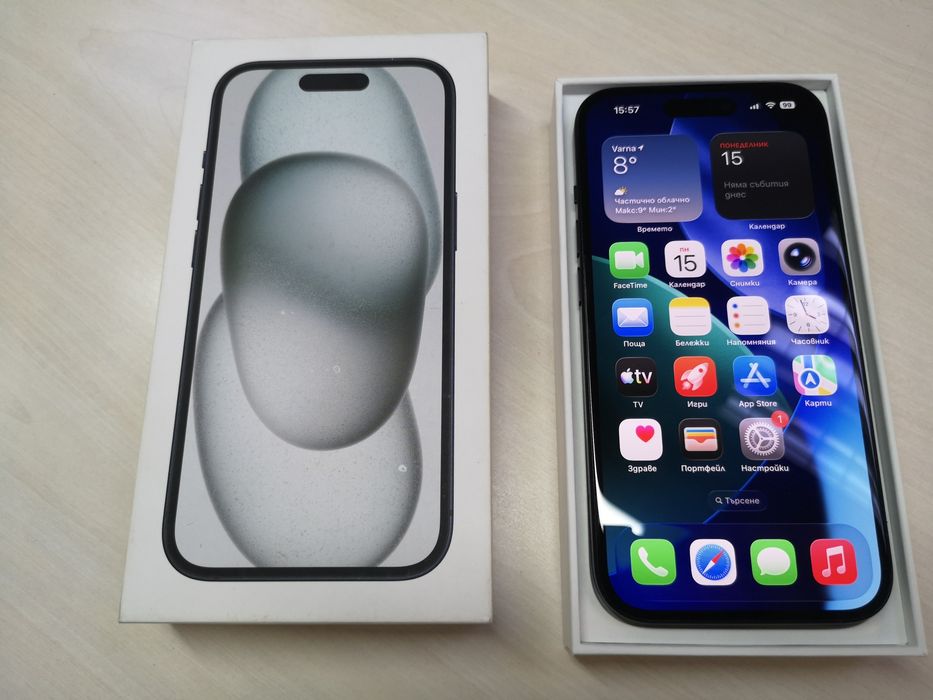 Iphone 15 Black 128gb /100 %Battery health