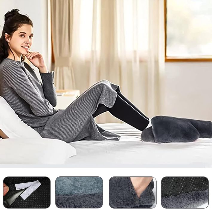 Нагревател за крака с топла вода. Затоплящи ботуши без електричество