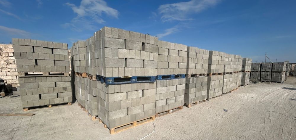 Пескоблоки в большом объеме