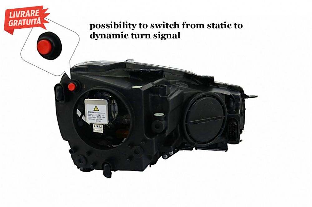 Faruri Osram LED Negre LEDriving Semnal Dinamic si Grila Centrala VW G