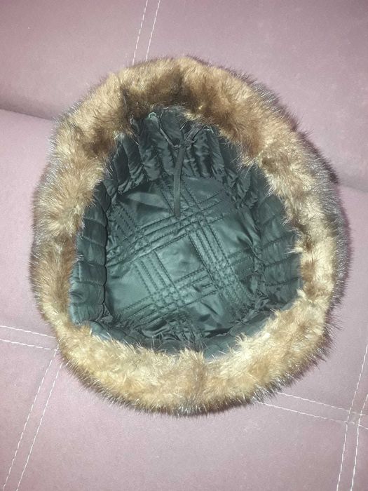 шапка ушанка норковая