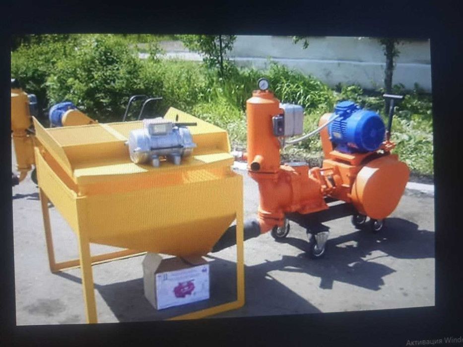 Штукатурная станция  со- 49                    для штукатурки стен
