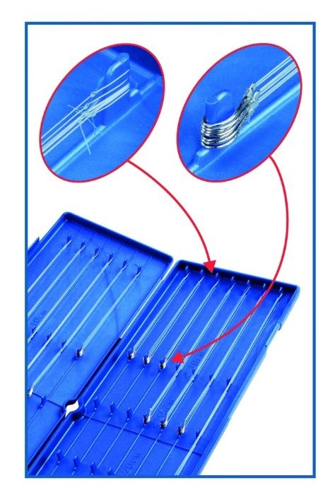 Твърд луксозен класьор за рибарски поводи Stonfo - 2 размера