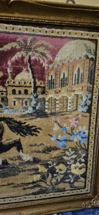 винтидж гоблен/машинотъкано пано с ориенталски мотив