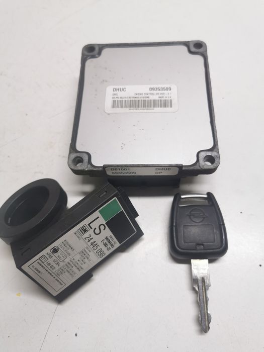 Kit pornire Opel Astra G 1.6 8V i benzina Z16SE Ecu calculator motor 09353509 Hsfi-2.1cititor și cheie Zafira A Corsa C Meriva A