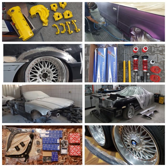 BMW E36 Cabrio (elemente M3, nu coupe sedan) schimb SUV Duster Kuga