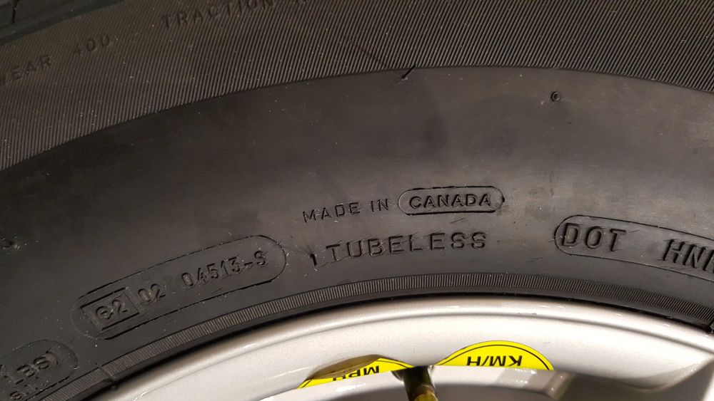 Оригинална нова резервна гума 17" цола с джанта за BMW X5 E53