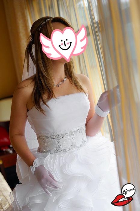 Продам свадебное платье 46 размер