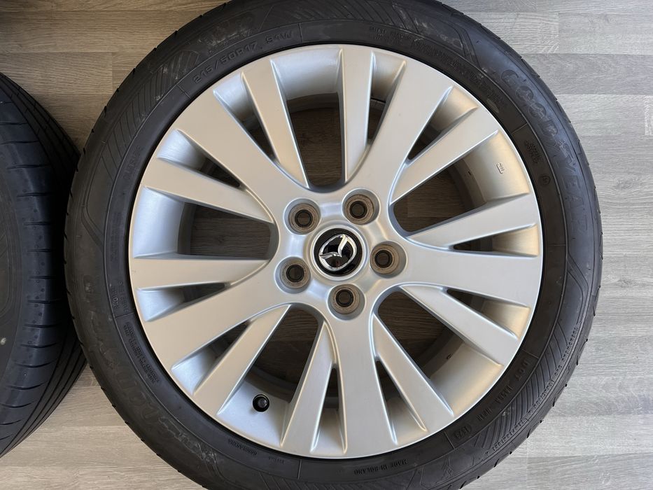 Оригинални джанти 17 цола 5х114,3 за Мазда 6 с летни гуми 215/50/17