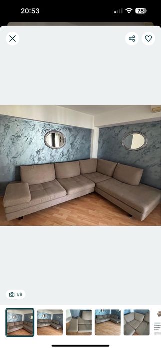 Canapea de colt Rovere