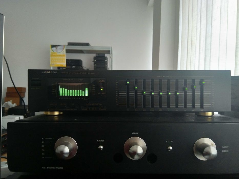 Egalizator Soundwave Q1000 Graphic Equalizer spectrum vumetru