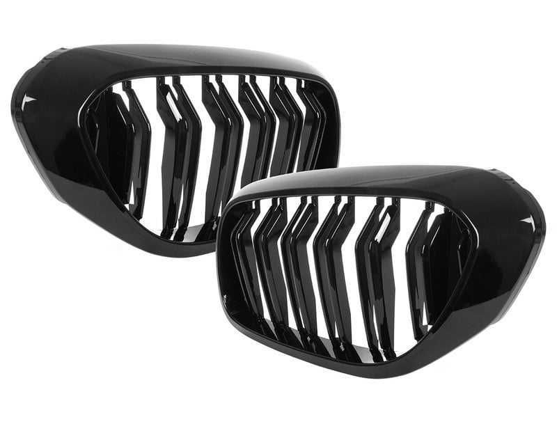 Grile Duble Radiator Nări Negru Lucios M BMW Seria 5 G30 G31 G38 M5