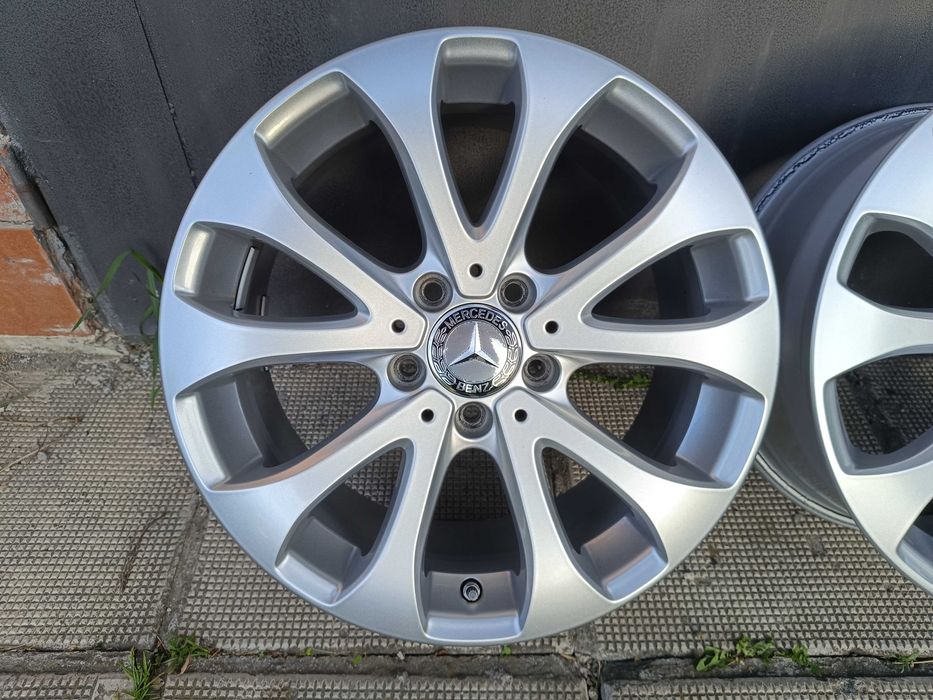 ОРИГИНАЛНИ джанти 17 ' цола 5x112 MERCEDES BENZ / МЕРЦЕДЕС 7,5J ET40 + датчици