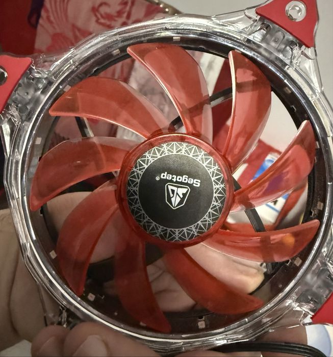 3 x Segotep Polar Wind 120mm Red LED fan