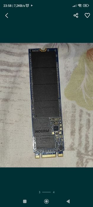 Kingiston 256gb ssd m2 sirochna sotiladi