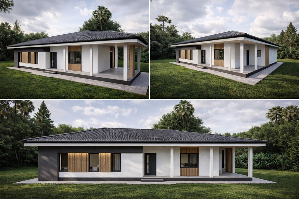 Alegria Home/Case mediteraneene/Proiect nou/Miroslava/Vorovesti/4c/2bai/teren 432 mp