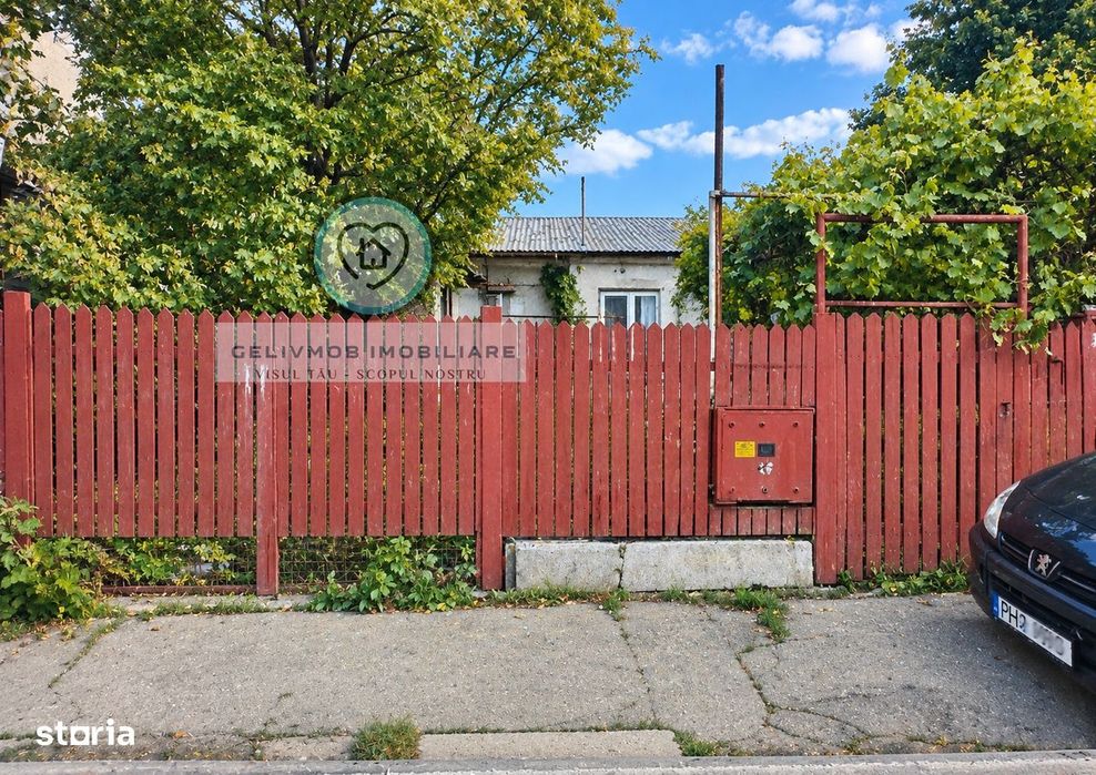 Sud - Bobalna, casa 2 cam, CT, Teren 391 mp, desch. 14,86 ml