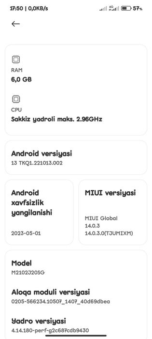 Poco X3 pro 6+6/128  narhi 1800 min so'm