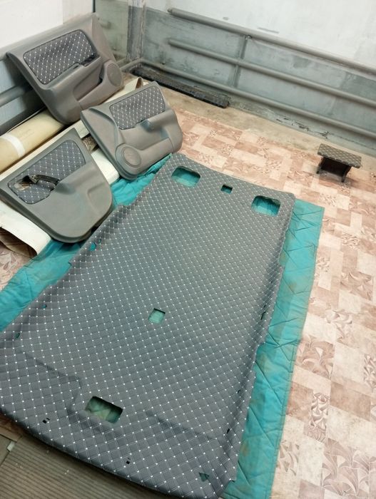 Авто потолок перетяжка