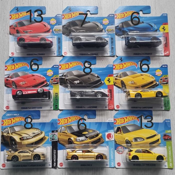 Hot wheels Ferrari, bmw, mercedes, f1 и други