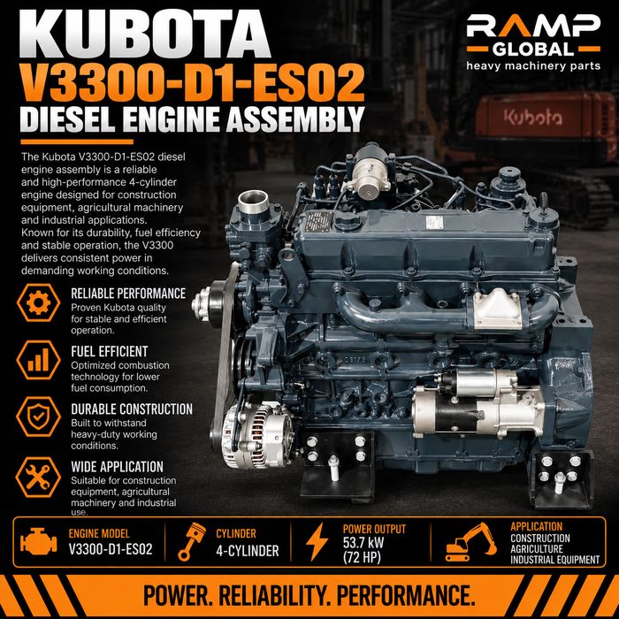 Двигатель Kubota V3300-D1-ES02