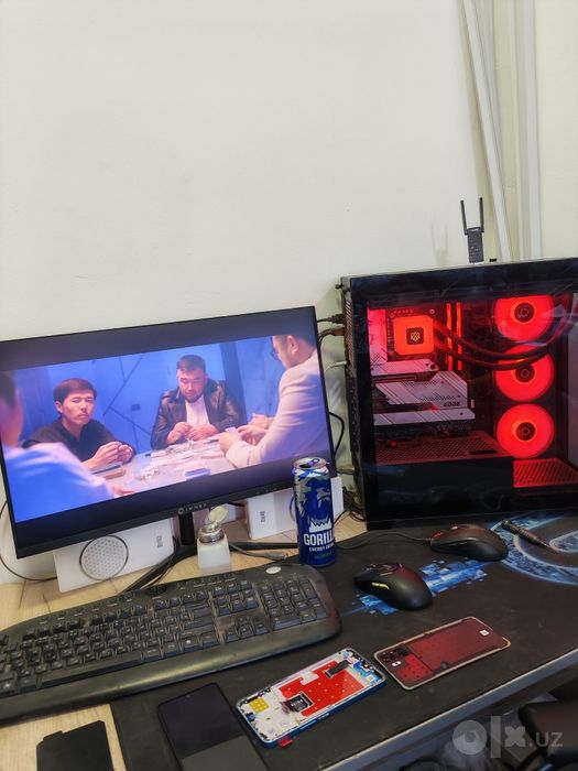 Kompiyuter i5 14600k msi z690 ti wifi ddr 4 cl 16 32gb ozu 850w pitan