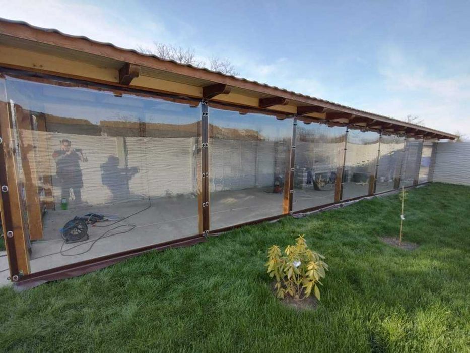Folie Cristal premium transparenta pentru terase/ terasa si foisoare