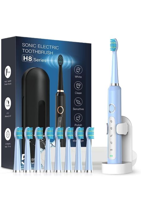 Sonic Електрическа четка за зъби - 6 безплатни приставки (НОВА)