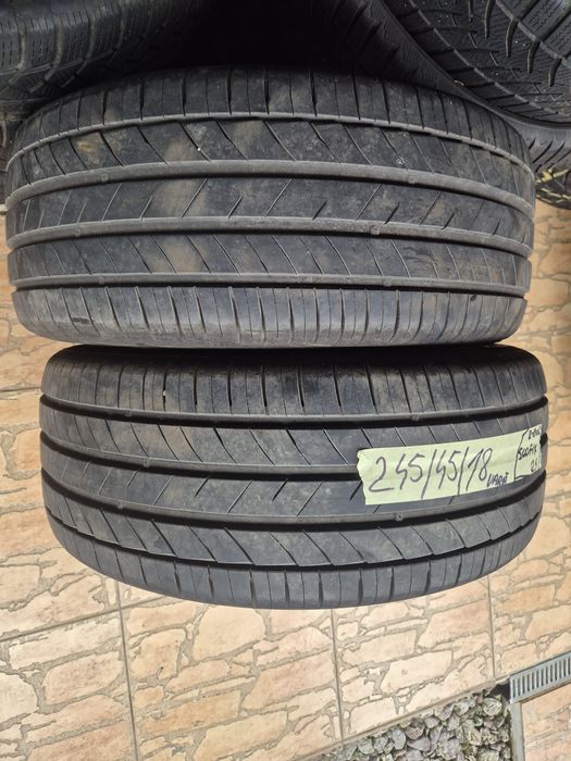 Vând cauciucuri 245/45/18 de vară 2 buc  //Dot 2024// imp Germania