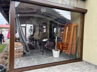 Inchidere terase si foisoare cu folie transparenta Cristal PVC