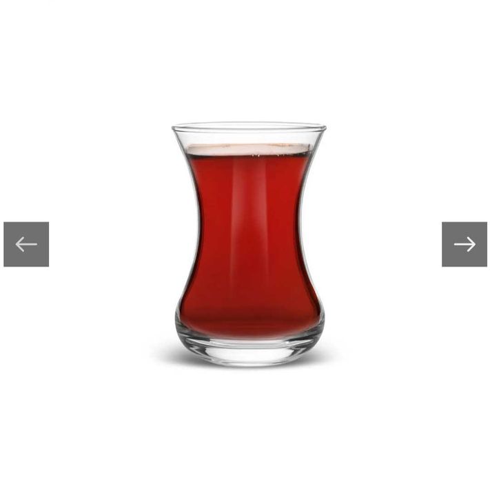 Karaca, нови чаши за турски чай, 6 броя