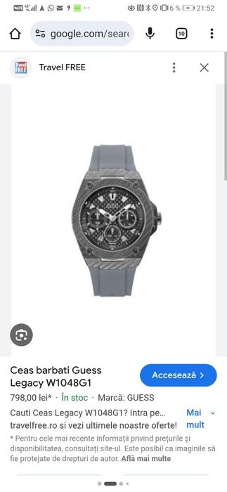 Ceas Guess carbon