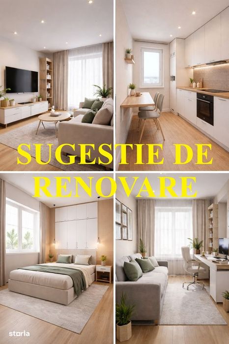 Apartament ieftin cu 3 camere