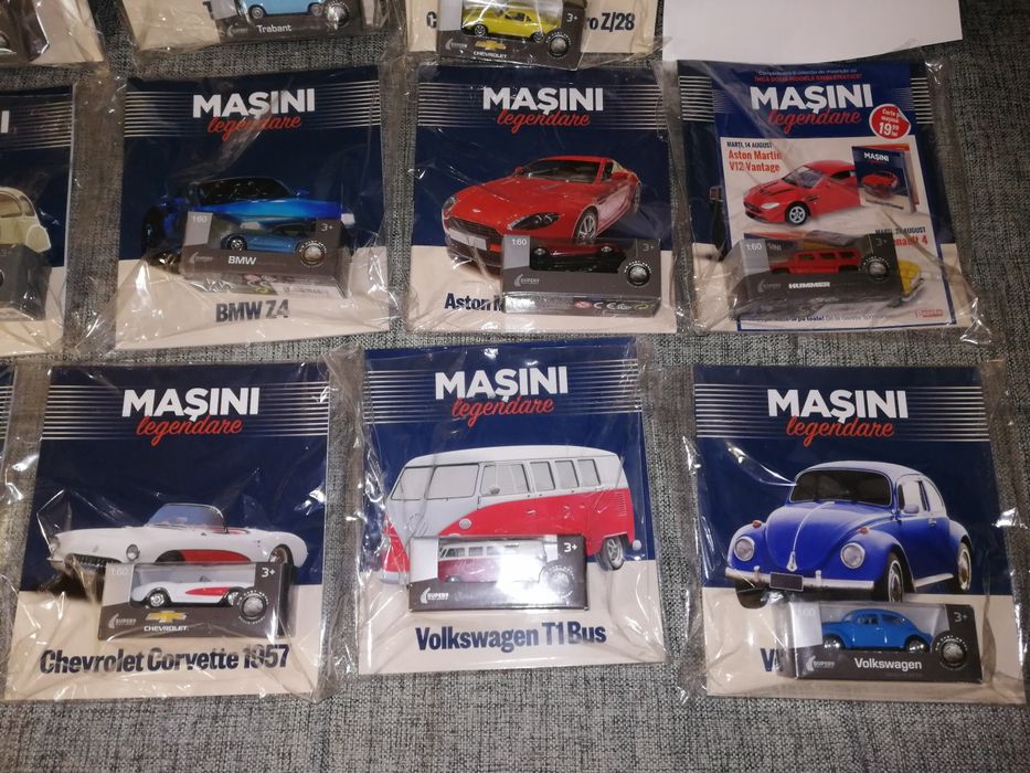Colecția MAȘINI LEGENDARE - Completa
