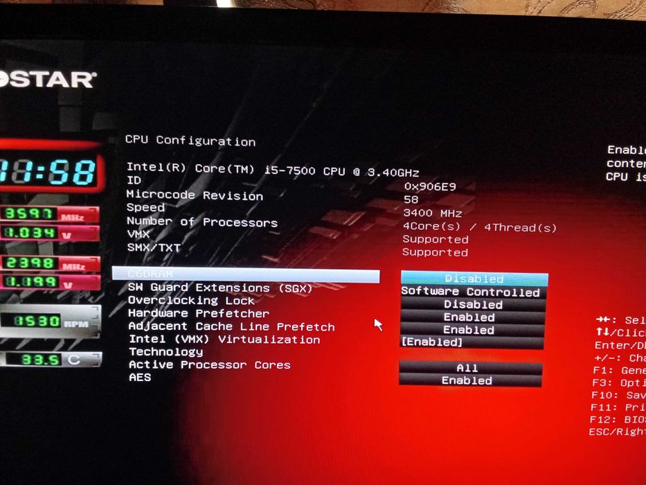 Placa de baza BioStar model TB250 BTC PRO + Intel i5 7500  3.4Ghz