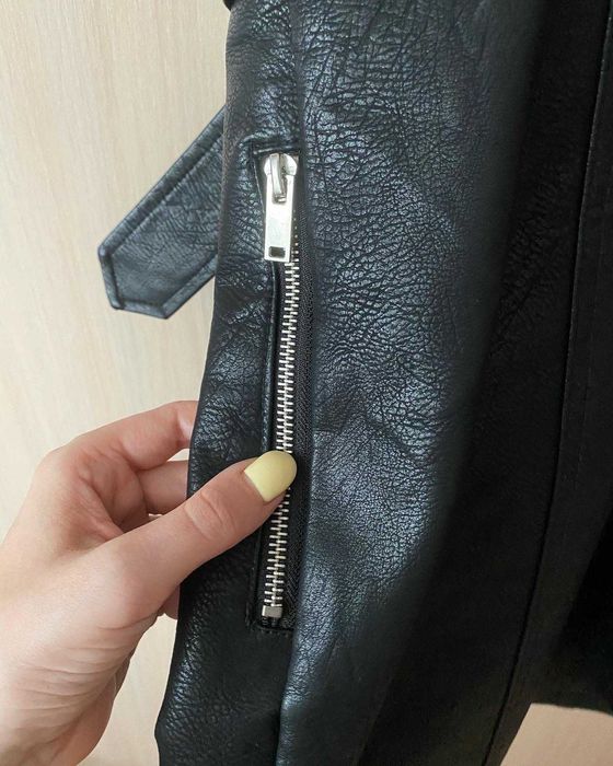 Сарафан из экокожи