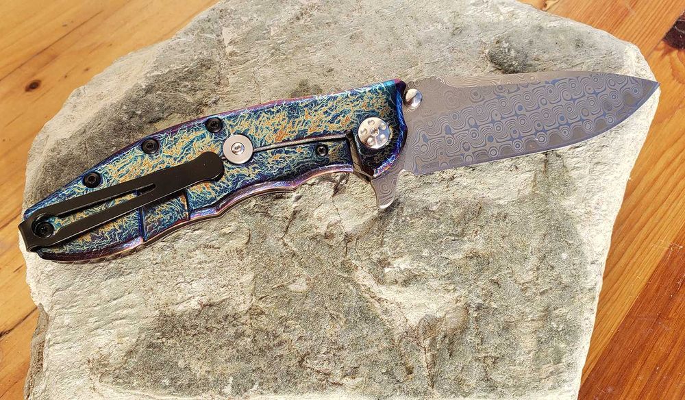 Cutit briceag Zero Tolerance 0562 Titan Limited Damasc ,vanatoare