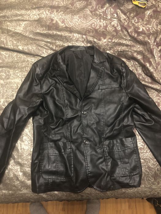 Кожаный пиджак