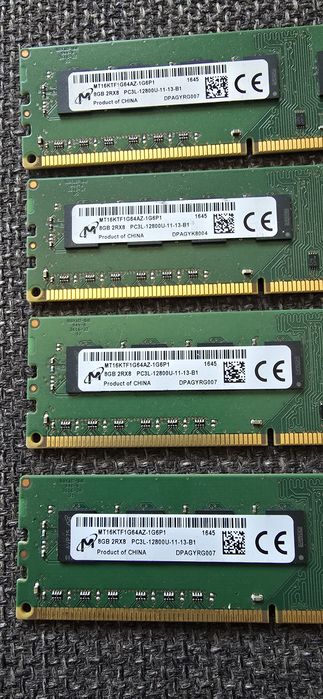 Vandut Memorie RAM 8gb DDR3 12800 1600mhz PC3L