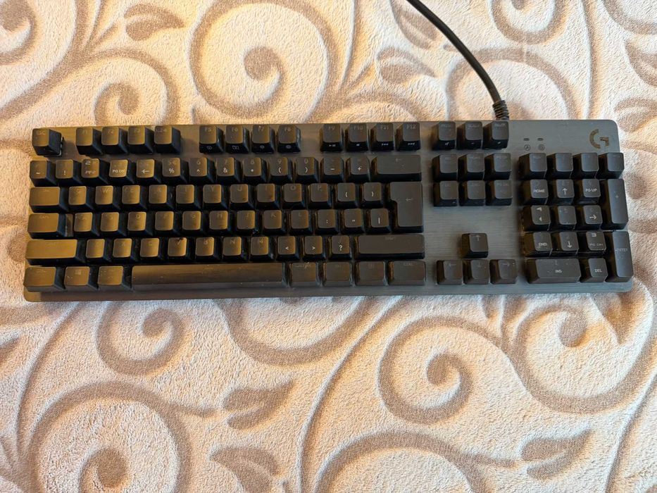 Logitech G512 Carbon RGB механична клавиатура – GX Brown