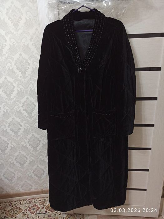 Бархатный чапан. Кимоно. Пальто.