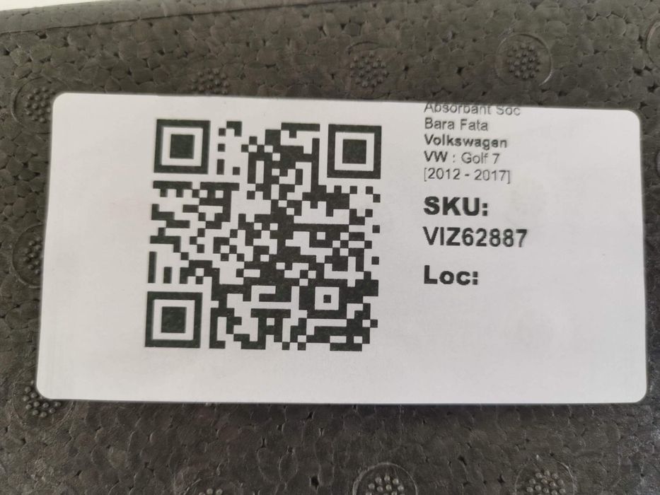 Абсорбатор Шок Предна Броня Фолксваген / Volkswagen VW Golf 7 Оригинал