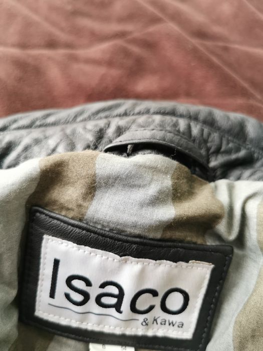 Кожено яке Isaco & Kawa - естествена кожа - L