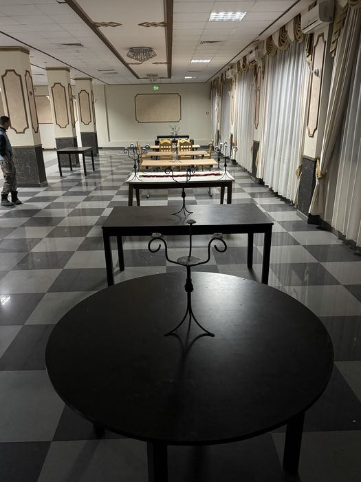 Scaune din lemn si mese din lemn structura metalica diferite modele