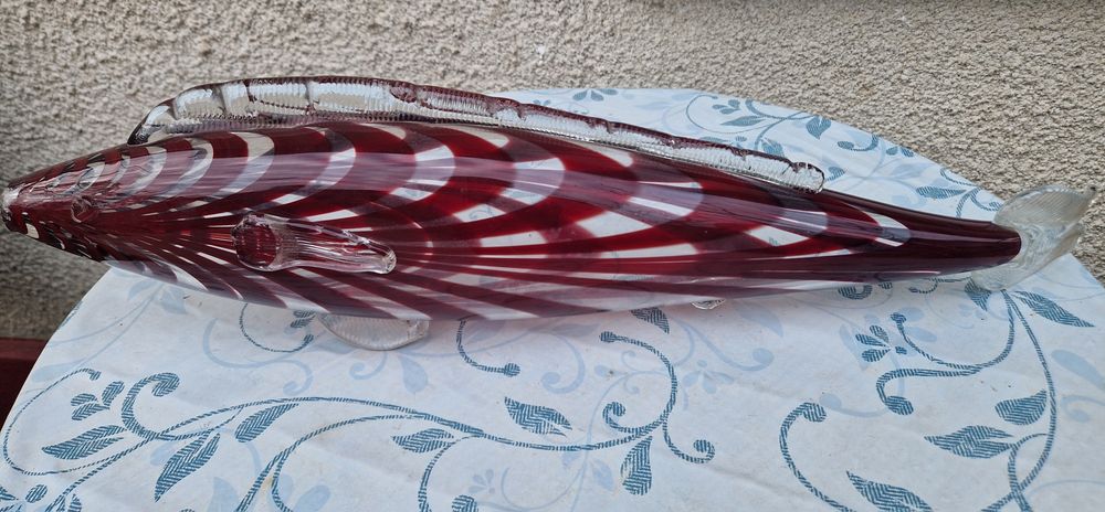 Vand peste din sticla din perioada comunista, 60 cm,in stare buna