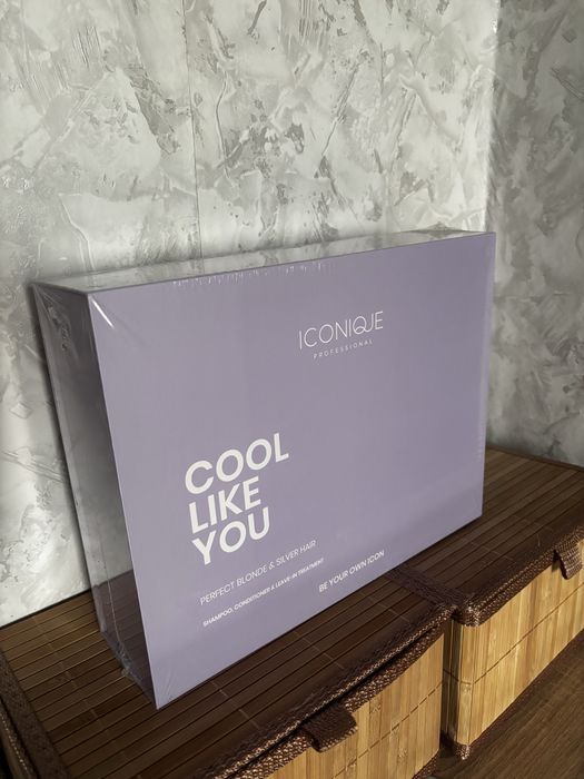 Неотварян!!! ICONIQUE Professional COOL LIKE YOU Комплект Perfect Blonde & Silver Violet,